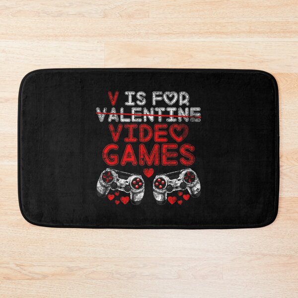 Item preview, V Is For Valentine Video Games Gamer designed and sold by MerchDeviant.