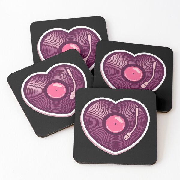 Item preview, heartbeat vinyl gift idea for valentine`s day  designed and sold by zuzzelek44.