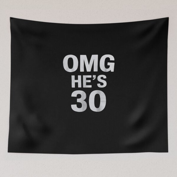 Item preview, OMG He's 30 - 30th Birthday designed and sold by DigitaldeligArt.