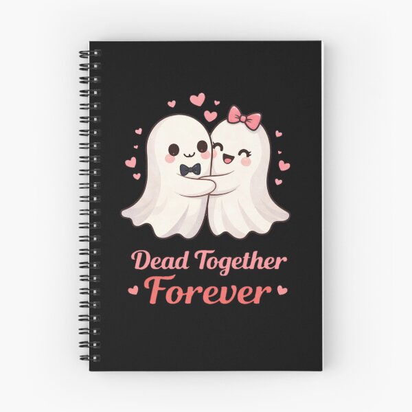 Item preview, Dead Together Forever – Cute Ghost Couple Halloween Love designed and sold by PunchDrop.