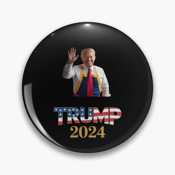 Item preview, Trump With MC Donald Trump Worker Vote For Trump designed and sold by MarkLeedsArt.