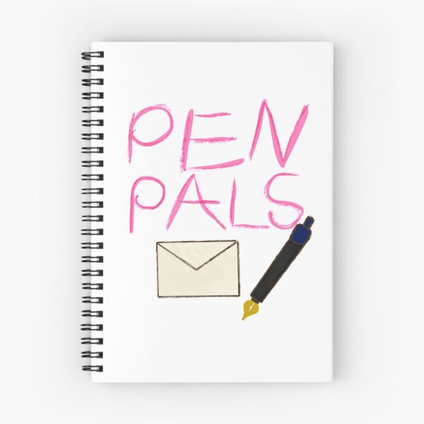 Item preview, Pen pals lettered out and a letter and a pen designed and sold by Belle-creates.