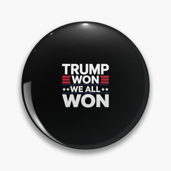 Item preview, Trump Won - We All Won 2025 USA Flag Trump Won designed and sold by SyntaxClaw.