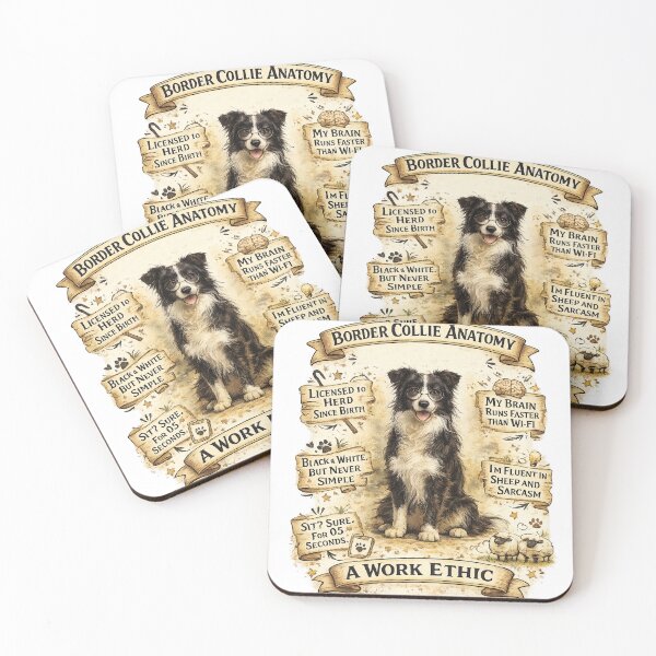 Item preview, Border Collie Anatomy – Funny Herding Dog designed and sold by The Good Boy Collective.