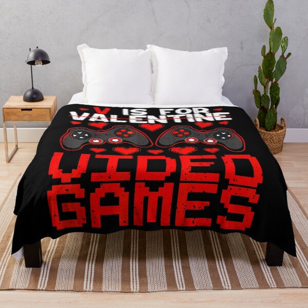 Item preview, V Is For Valentine Video Games Gamer Lover designed and sold by MerchDeviant.