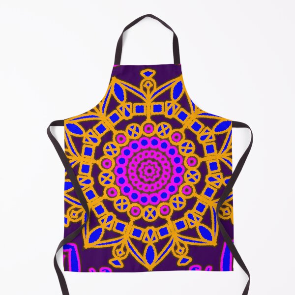 Item preview, "Radiant Mandala with Pink Circles and Floral Geometry" designed and sold by nighttime1990.