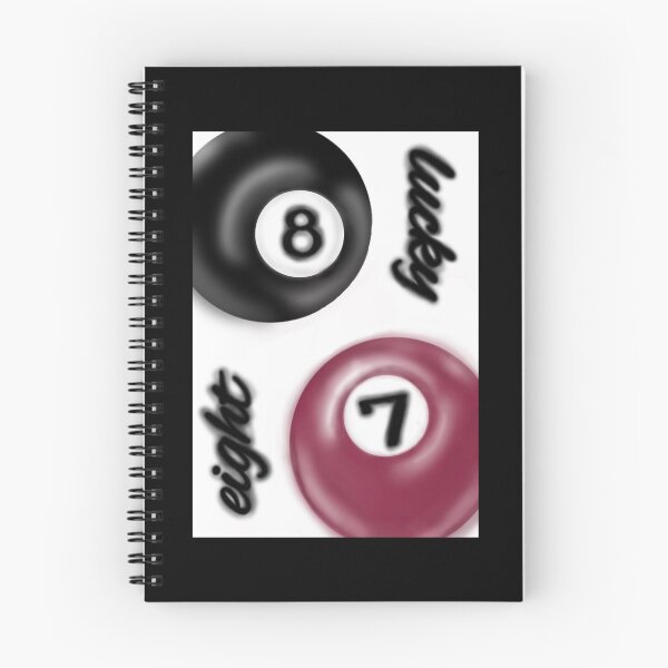 Item preview, ‘Lucky eight’ poster designed and sold by Scarlettroseart_.
