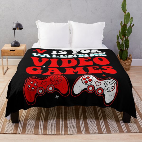 Item preview, V Is For Valentine Video Games Gamer Romance designed and sold by MerchDeviant.