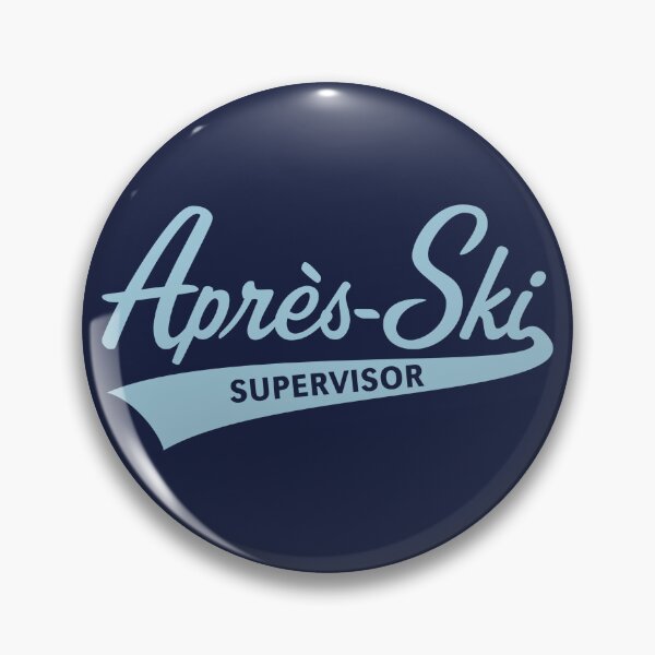 Item preview, Après-Ski Supervisor (Lettering / Apres Ski / Sky Blue) designed and sold by MrFaulbaum.