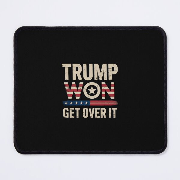 Item preview, Trump Won Get Over It 2028 Flag USA designed and sold by SyntaxClaw.