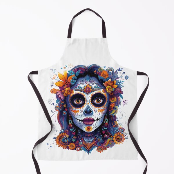 Item preview, Vibrant Sugar Skull Dia De Los Muertos designed and sold by AnnDesignStudio.