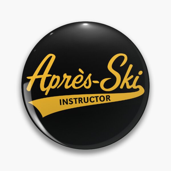 Item preview, Après-Ski Instructor (Lettering / Apres Ski / Gold) designed and sold by MrFaulbaum.