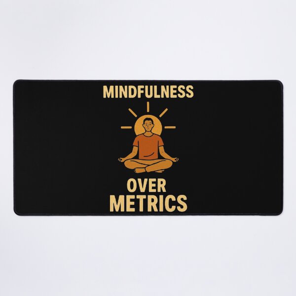Artikelvorschau, Mindfulness Over Metrics – Retro Digital Detox Design entworfen und verkauft von ArminGreen.