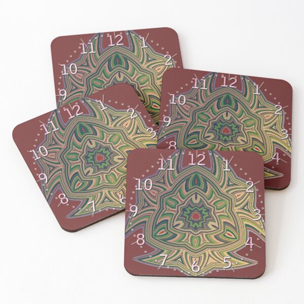 Item preview, Mandala Hours as an orchid emblem designed and sold by Alan-David.