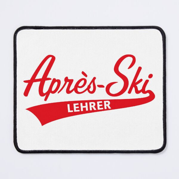 Item preview, Après-Ski Instructor (Lettering / Après Ski / Red) designed and sold by MrFaulbaum.