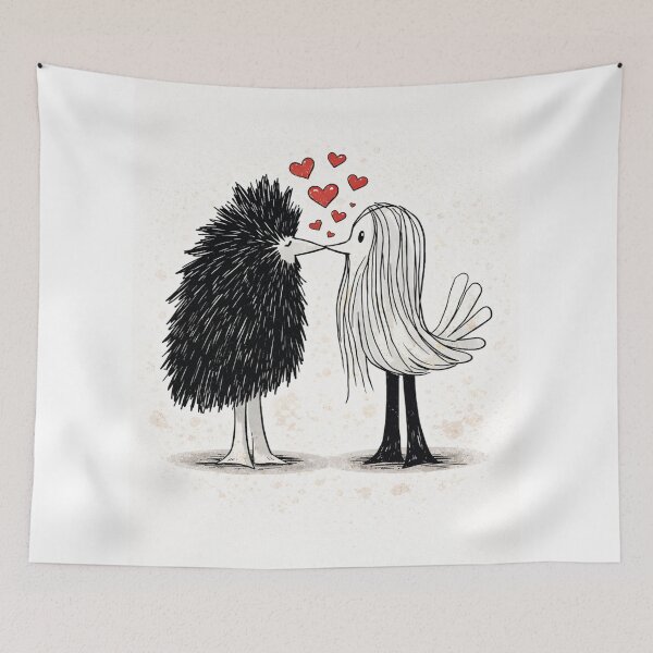 Artikelvorschau, Lustige romantische Skizzenillustration entworfen und verkauft von Maverickystore.