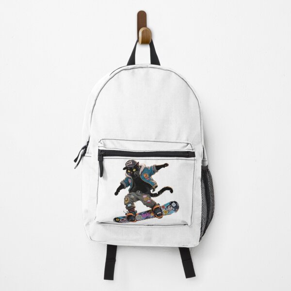Item preview, Cat Snowboarding Streetwear Illustration 360 spin designed and sold by Uglyandcute.