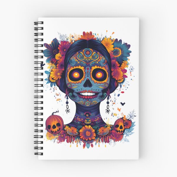 Item preview, Calavera De Azúcar Azul Reina Del Día De Los Muertos designed and sold by AnnDesignStudio.
