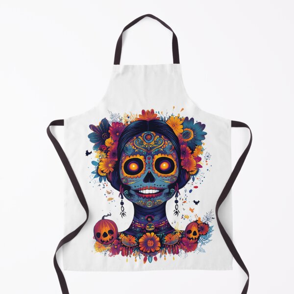 Item preview, Blue Sugar Skull Dia De Los Muertos Queen designed and sold by AnnDesignStudio.