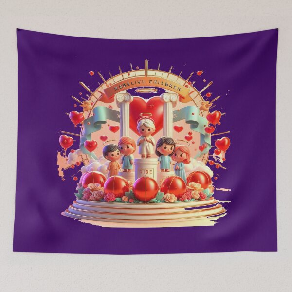 Item preview,  Isaiah 1:2 – Rebellious Children | 3D Biblical Illustration of Divine Love, designed and sold by PaintMeWorld.