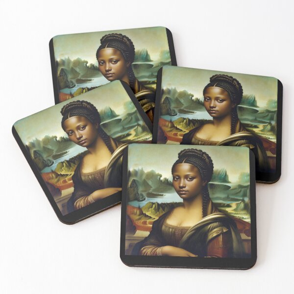 Item preview, Black Mona Lisa Natural Hair-Streetwear Style designed and sold by GrumpySableye.