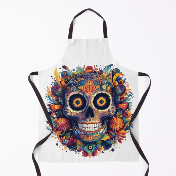 Item preview, Rainbow Sugar Skull Day Of The Dead designed and sold by AnnDesignStudio.