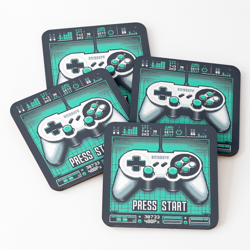 Item preview, Coasters (Set of 4) designed and sold by RogoGeekMint.