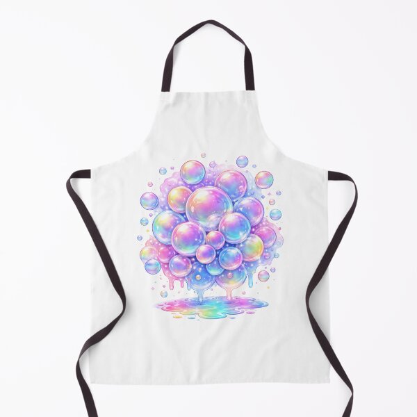 Item preview, Colorful Iridescent Bubble Art – Rainbow Pastel Aesthetic Design designed and sold by BShop20 – Cute Funny Tees & Gifts.
