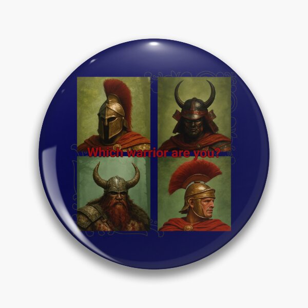 Item preview, Which warrior are you? - Choose according to your inner spirit - Roman - Trojan - Samurai - Viking designed and sold by Like it Different.