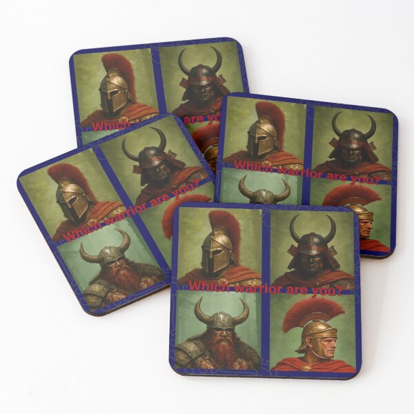 Item preview, Which warrior are you? - Choose according to your inner spirit - Roman - Trojan - Samurai - Viking designed and sold by Like it Different.