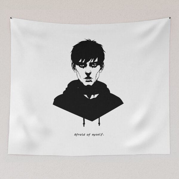 Item preview, Afraid of Myself – Cry of Fear Inspired Horror Minimalist Tee designed and sold by jabran666.