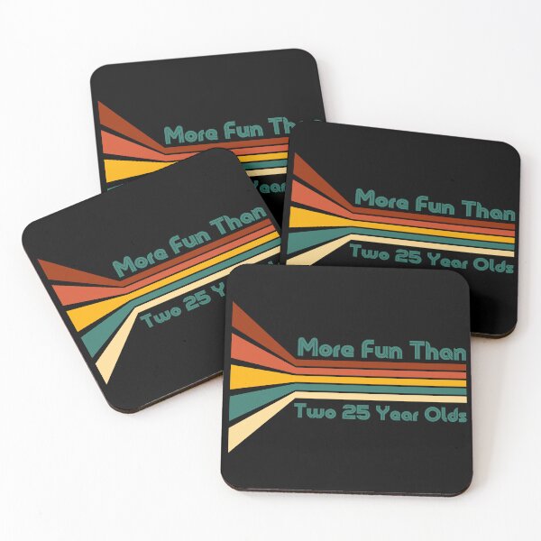 Item preview, Funny Vintage More Fun Than Two 25 Year Olds 50th Birthday Party Sarcastic Quote Adult Humor designed and sold by Zayavca.