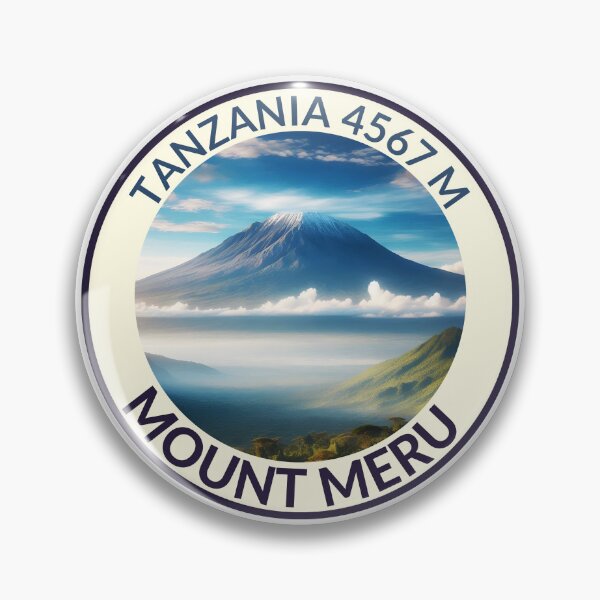 Item preview, Mount Meru Africa designed and sold by Red-forever.