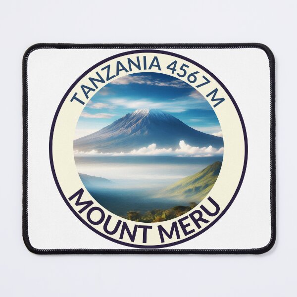 Item preview, Mount Meru Africa designed and sold by Red-forever.