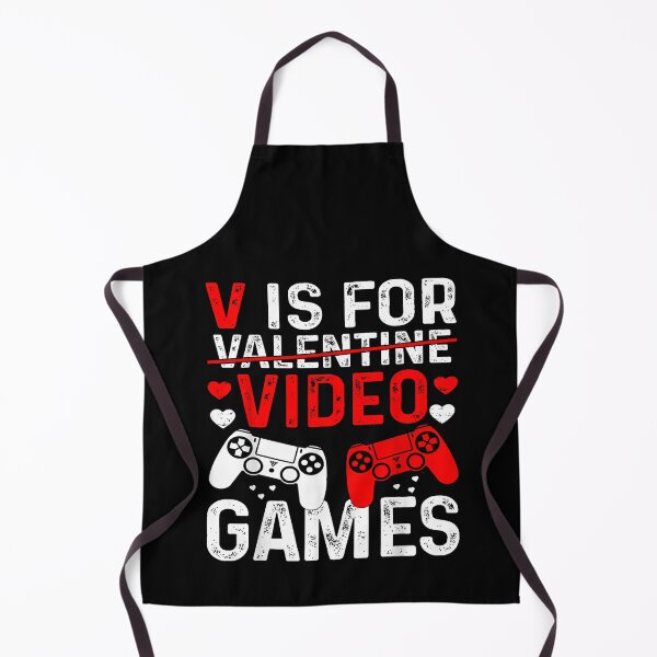 Item preview, V Is For Valentine Video Games Gamer Humor designed and sold by MerchDeviant.