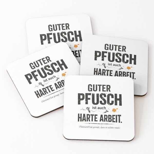 Item preview, Good shoddy work is also hard work – craftsman humor design designed and sold by WerkstattWitz.