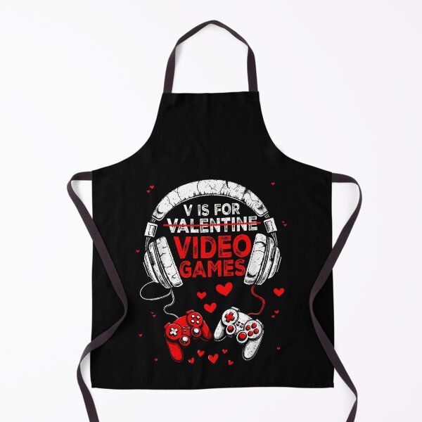 Item preview, V Is For Valentine Video Games Gamer designed and sold by MerchDeviant.
