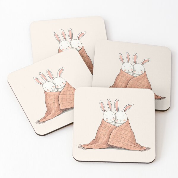 Item preview, Two rabbits designed and sold by PrintLabStudio.