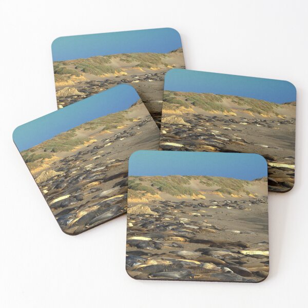 Item preview, Coastal Elephant Seal Colony at Rest designed and sold by Armadillo222.