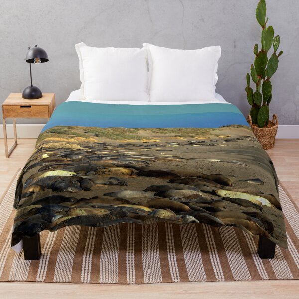 Item preview, Coastal Elephant Seal Colony at Rest designed and sold by Armadillo222.