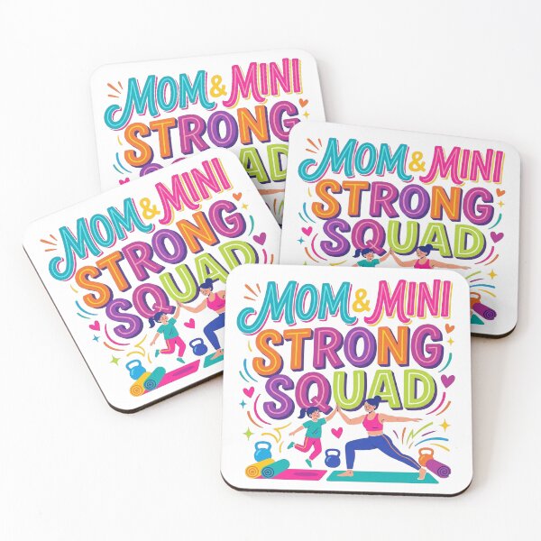 Item preview, Kettlebell Mom and Mini Me – Chaotic and Adorable Fitness Legacy designed and sold by tee.crush.