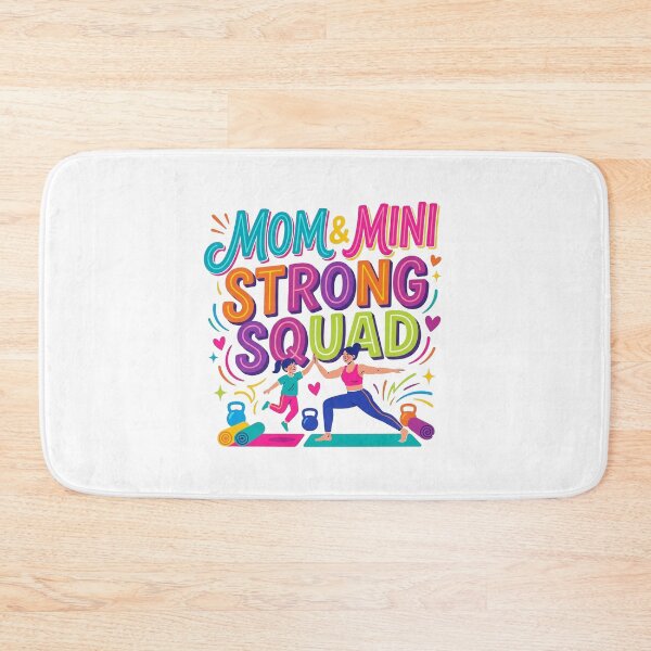 Item preview, Kettlebell Mom and Mini Me – Chaotic and Adorable Fitness Legacy designed and sold by tee.crush.