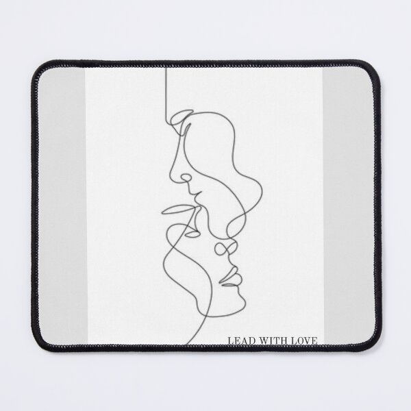 Item preview, Minimalist Lead With Love Canvas Art — Modern Office Wall Decor designed and sold by Legendary Co..