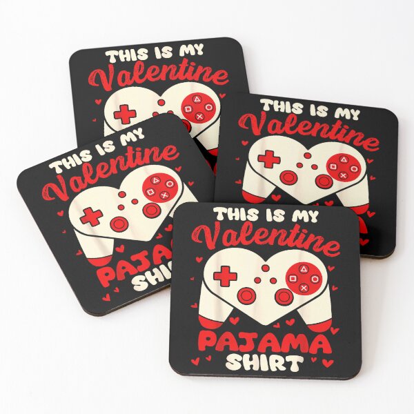 Item preview, This Is My Valentine Pajama Shirt Gamer designed and sold by MerchDeviant.
