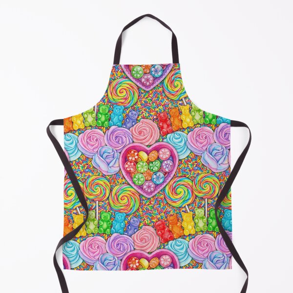 Item preview, Sweet Tooth Candy Pattern - Rainbow Lollipops & Gummy Bears designed and sold by SavinMercantile.