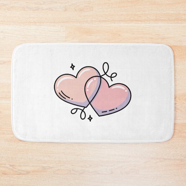 Item preview, Connected Hearts Love Illustration designed and sold by MonkiFlipp.