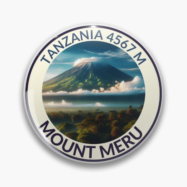 Item preview, Mount Meru Africa designed and sold by Red-forever.