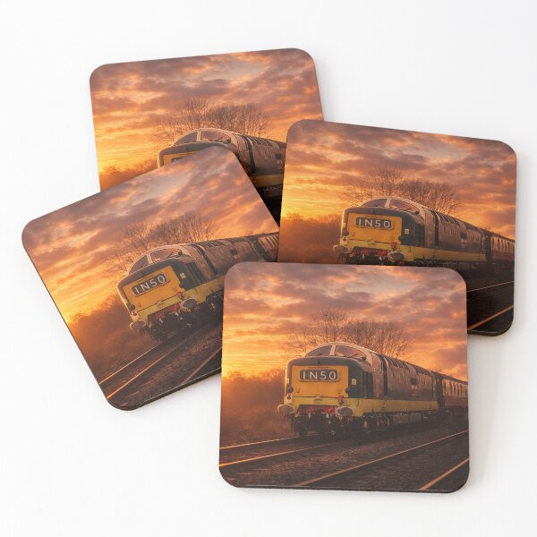Item preview, Deltic 55022 at Sunset – Twittens Level Crossing designed and sold by philpace.