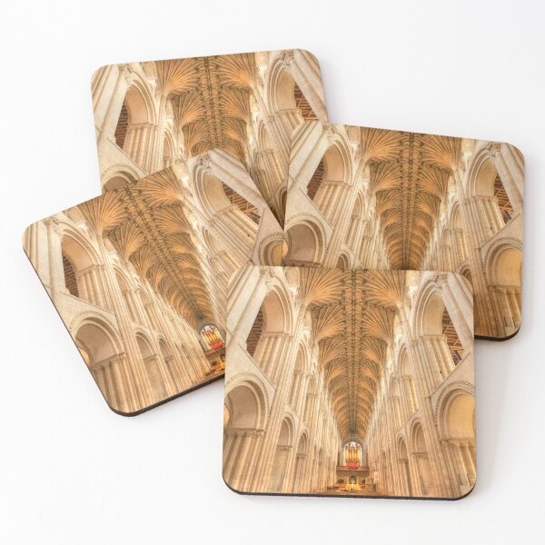 Item preview, Norwich Cathedral Nave Interior with Fan Vaulting designed and sold by MyriadNorfolk.