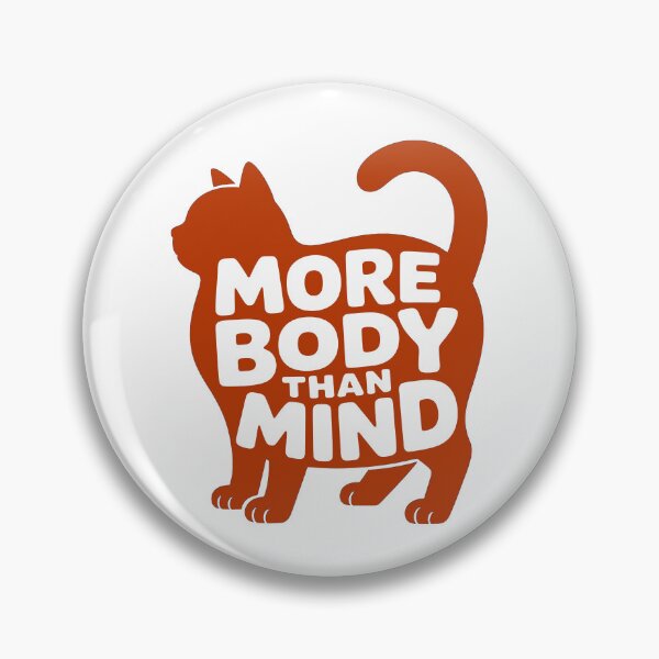 Item preview, More Body Than Mind Fat Orange Cat designed and sold by Tammy Winand Arts.